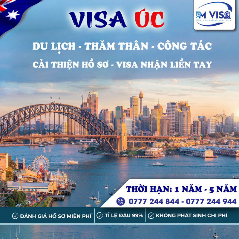 Dịch vụ visa Úc tại VISAPM