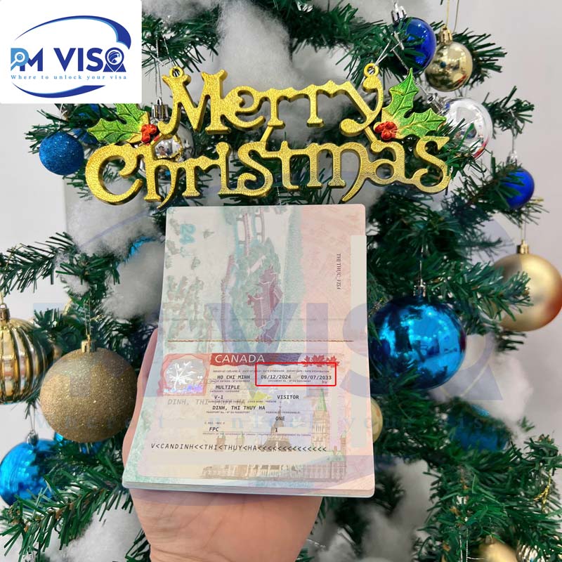 visa Canada Multiple của cô Hà